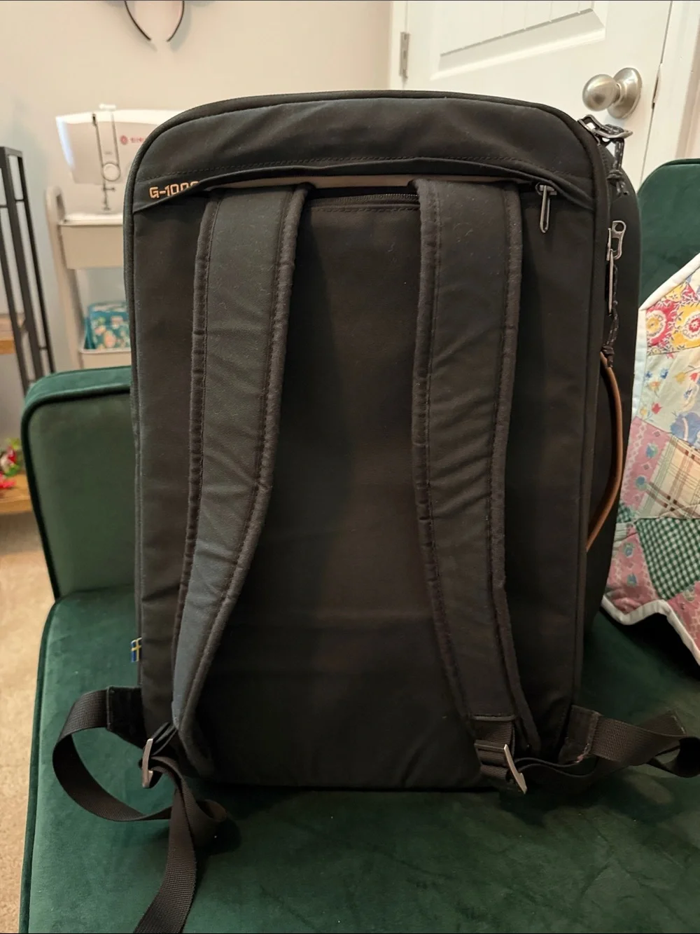 Fjallraven Black Travel Backpack